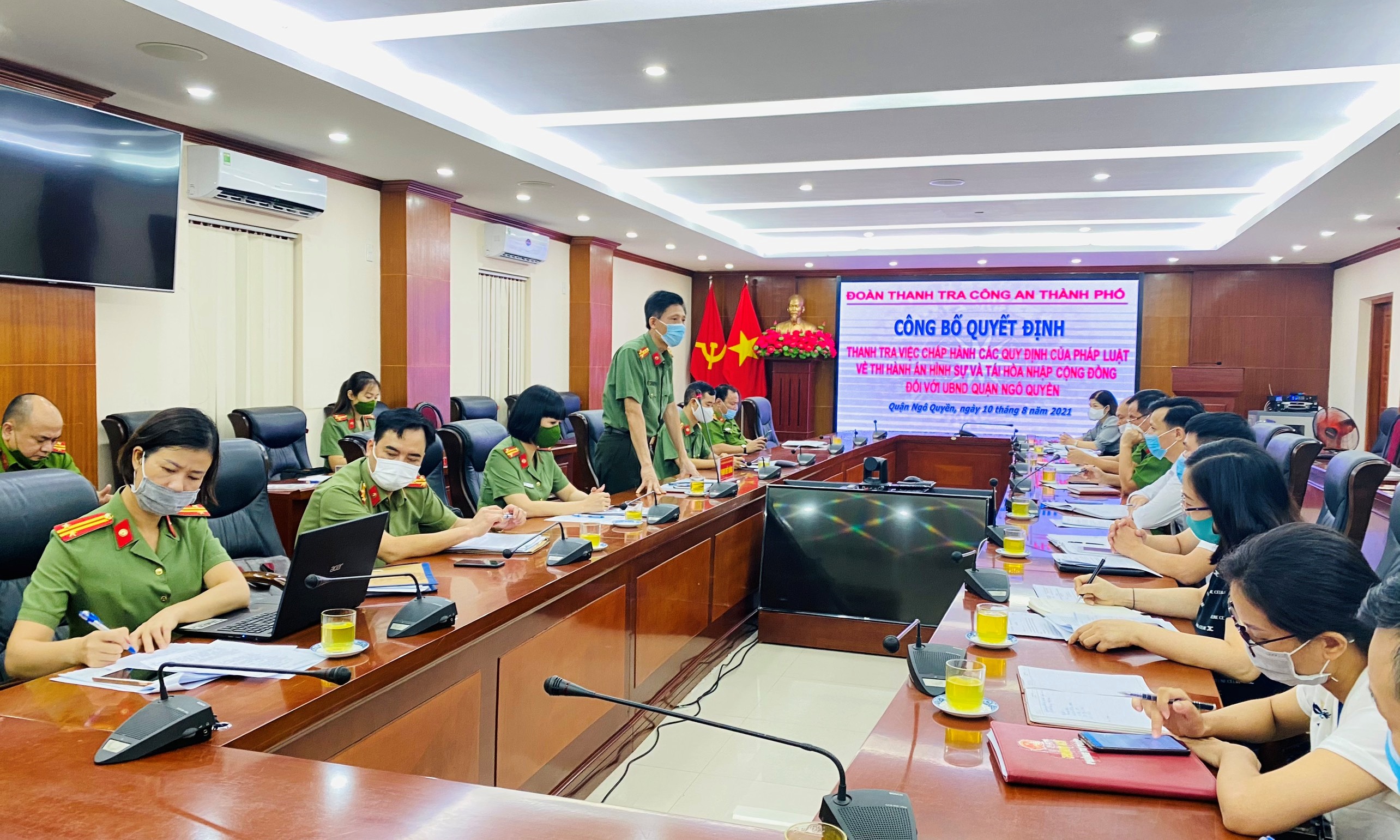 Thanh tra việc chấp hành pháp luật thi hành án hình sự và tái hòa nhập cộng đồng tại quận Ngô Quyền